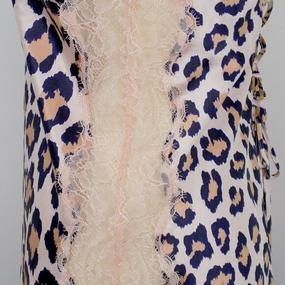 new with tags mob wife satin and lace luxe cami flowy silky leopard jersey shore - Picture 5 of 6